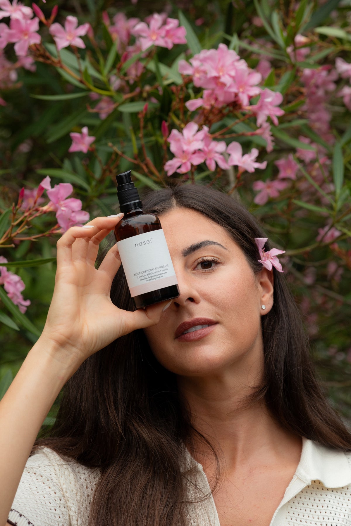 Aceite corporal revitalizante camelia, bergamota y jazmín