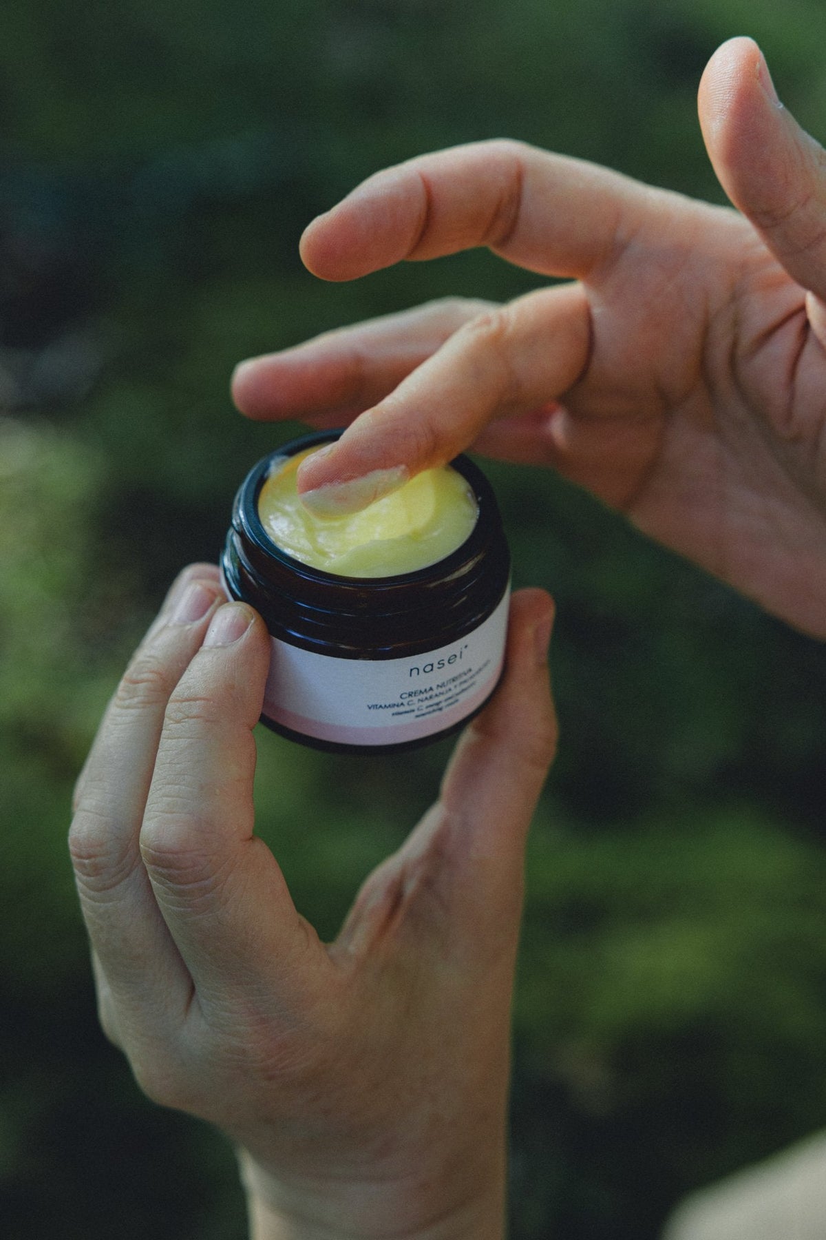 Crema nutritiva de vitamina C, naranja y palmarosa - Nasei