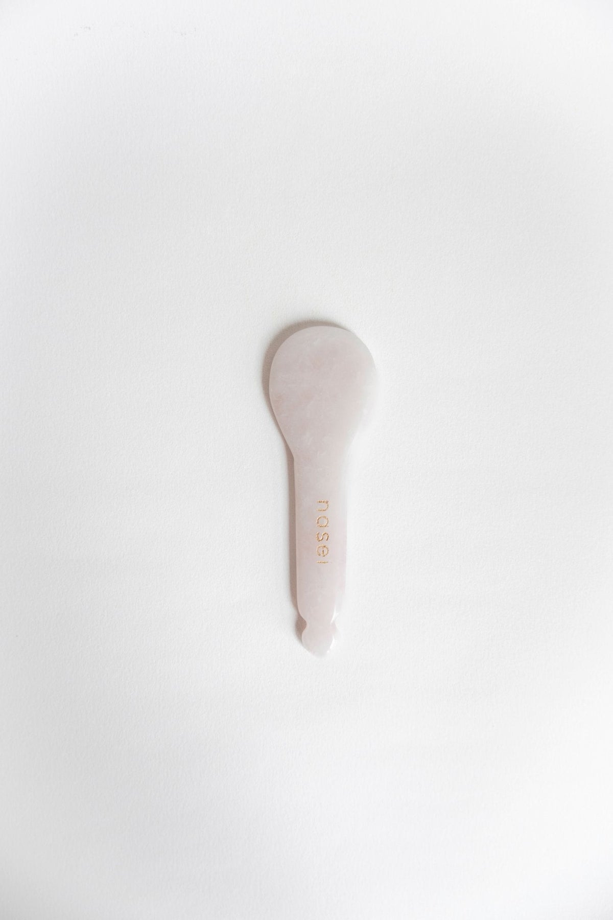 Espátula de cuarzo rosa