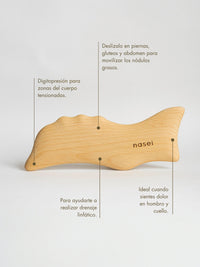 Gua Sha corporal de madera - Nasei