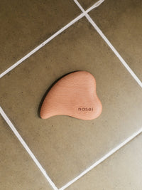 Gua Sha facial de madera - Nasei