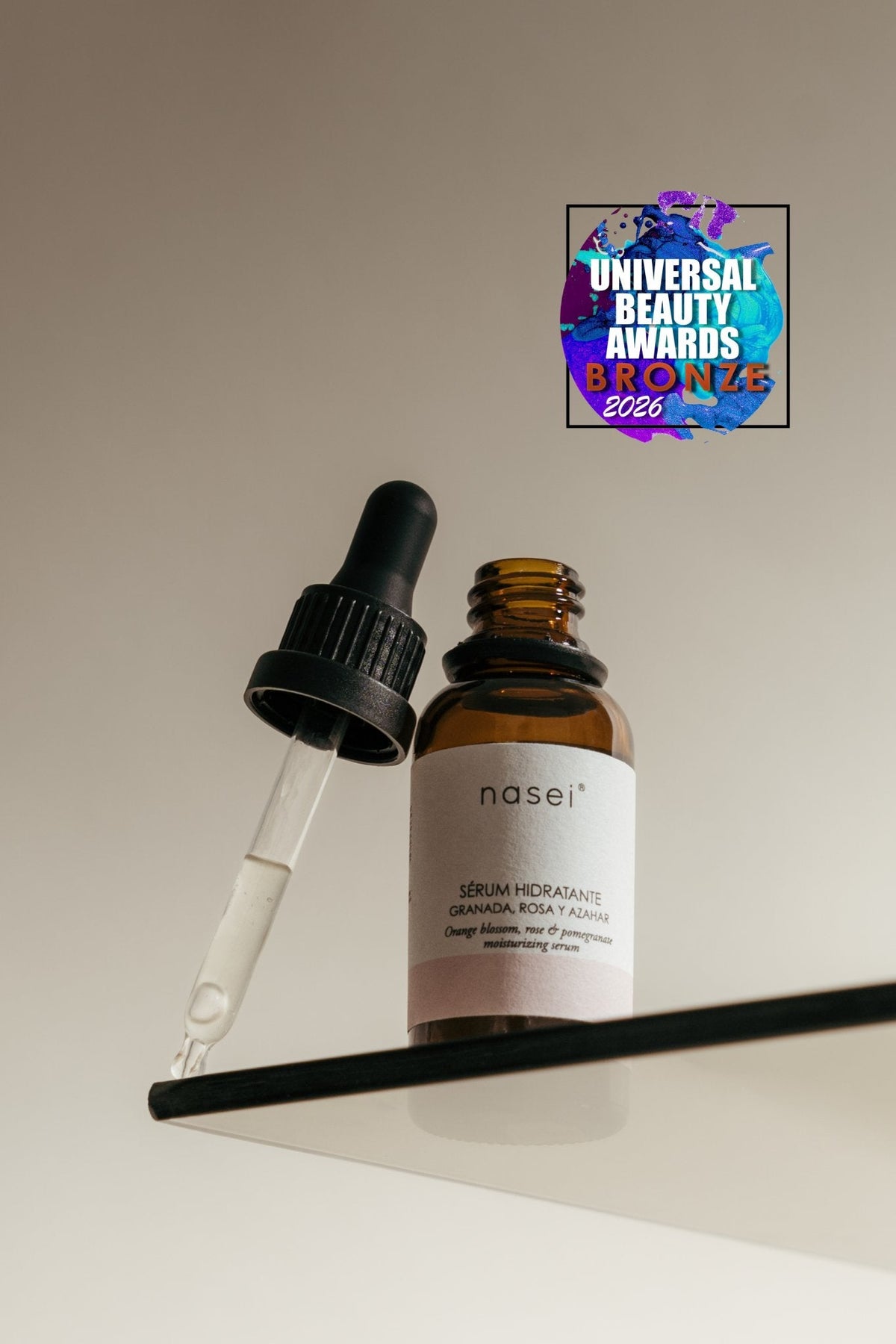 Sérum hidratante granada, rosa y azahar - Nasei