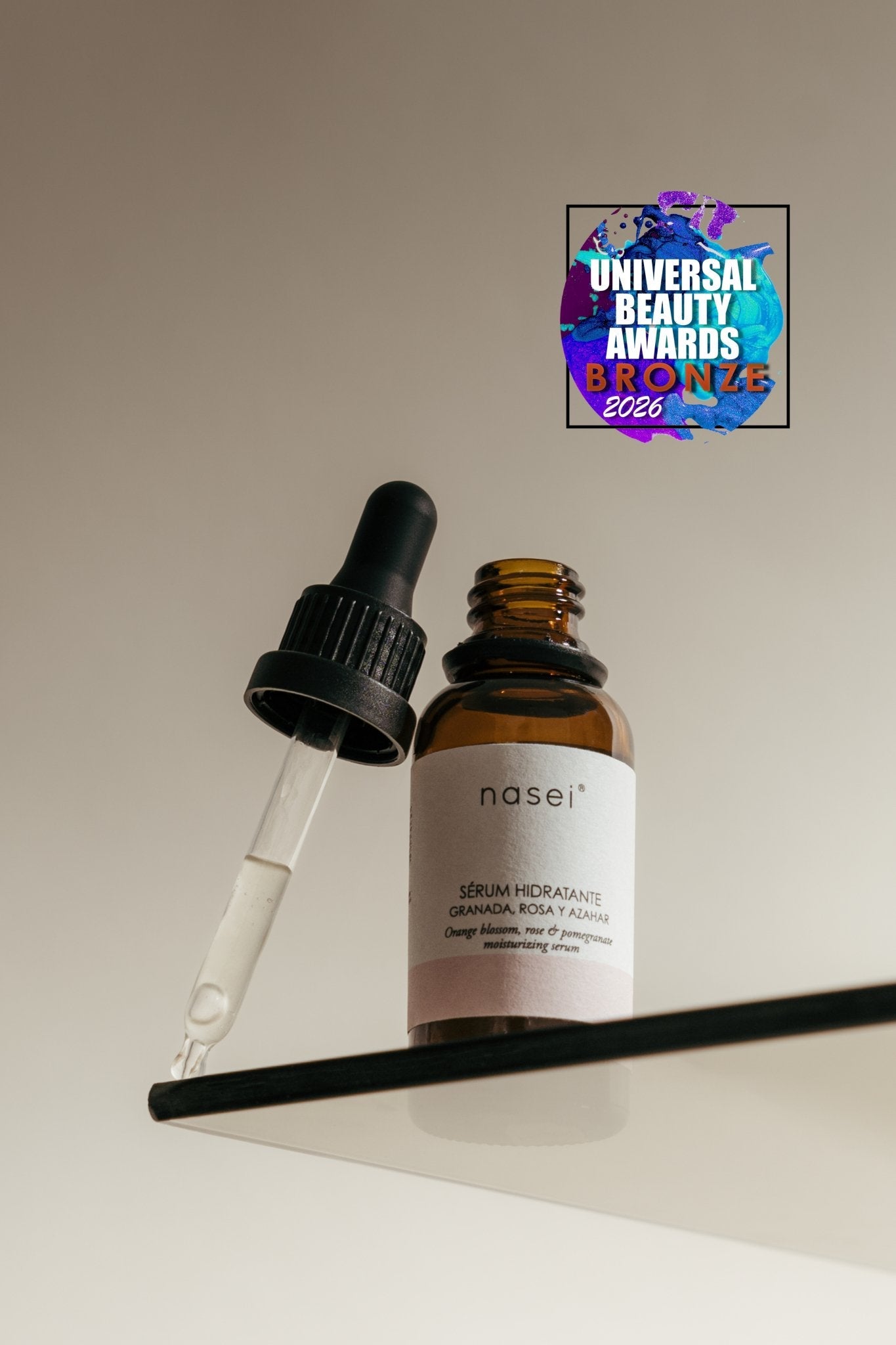 Sérum hidratante granada, rosa y azahar - Nasei
