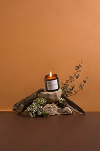 Vela vegetal Atardecer en la montaña - Nasei